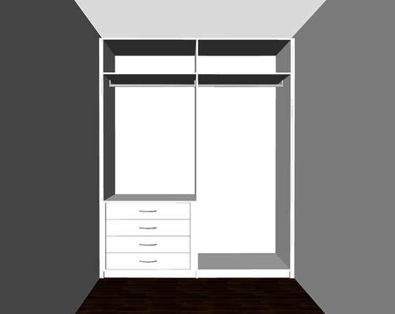 Konfigurationsbeispiel Schrank 2-Felder