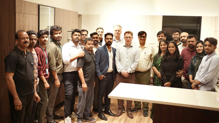 raumplus und SIGMA Team in Kochi Indien