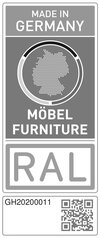 raumplus Möbel Made in Germany Label